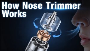 how nose trimmer works