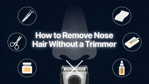 how to remove nose hair without a trimmer